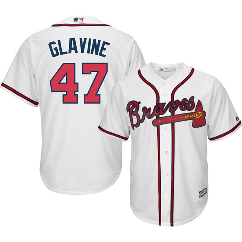 Youth Atlanta Braves Tom Glavine Replica Home Jersey - White