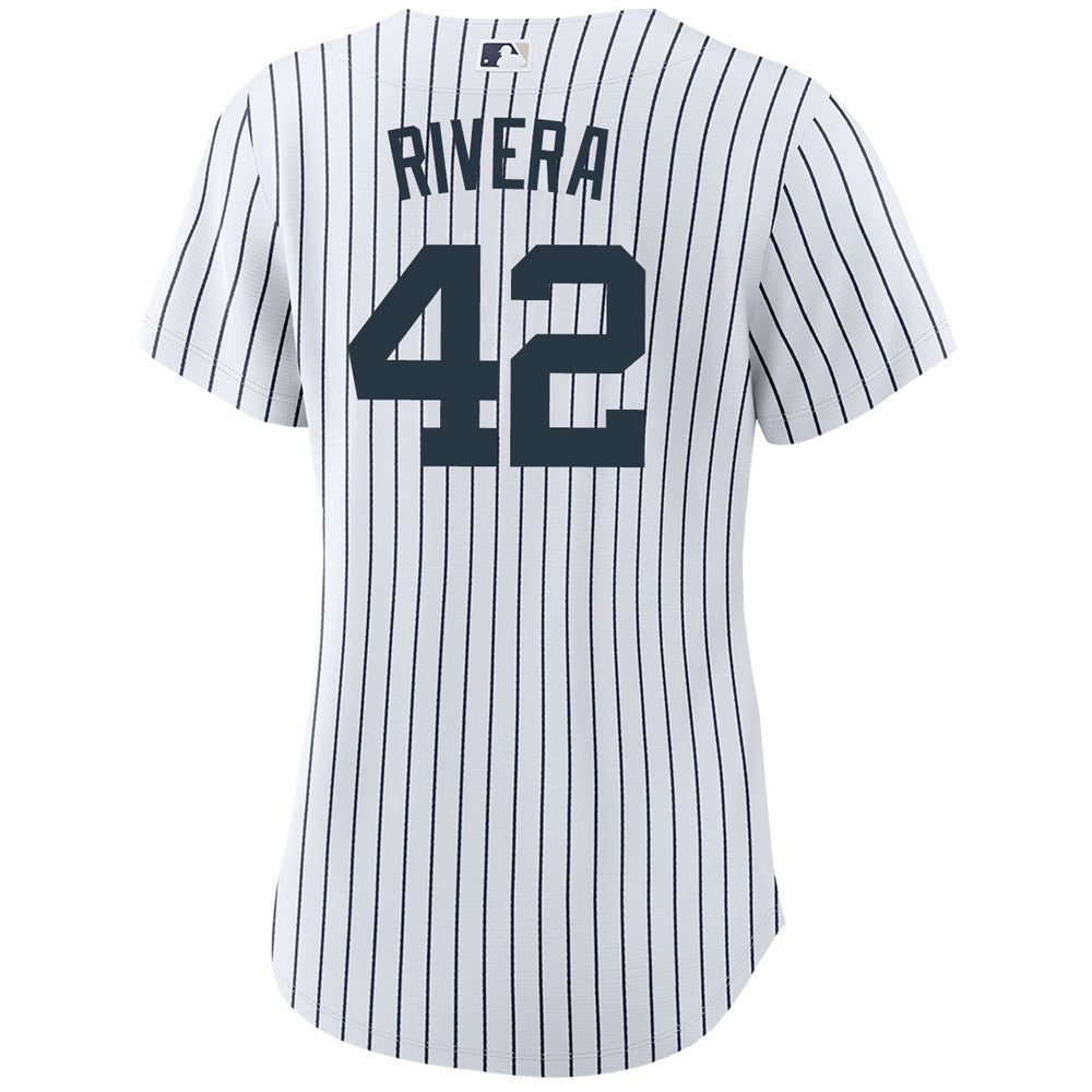 Women's New York Yankees Mariano Rivera Replica Home Jersey - White