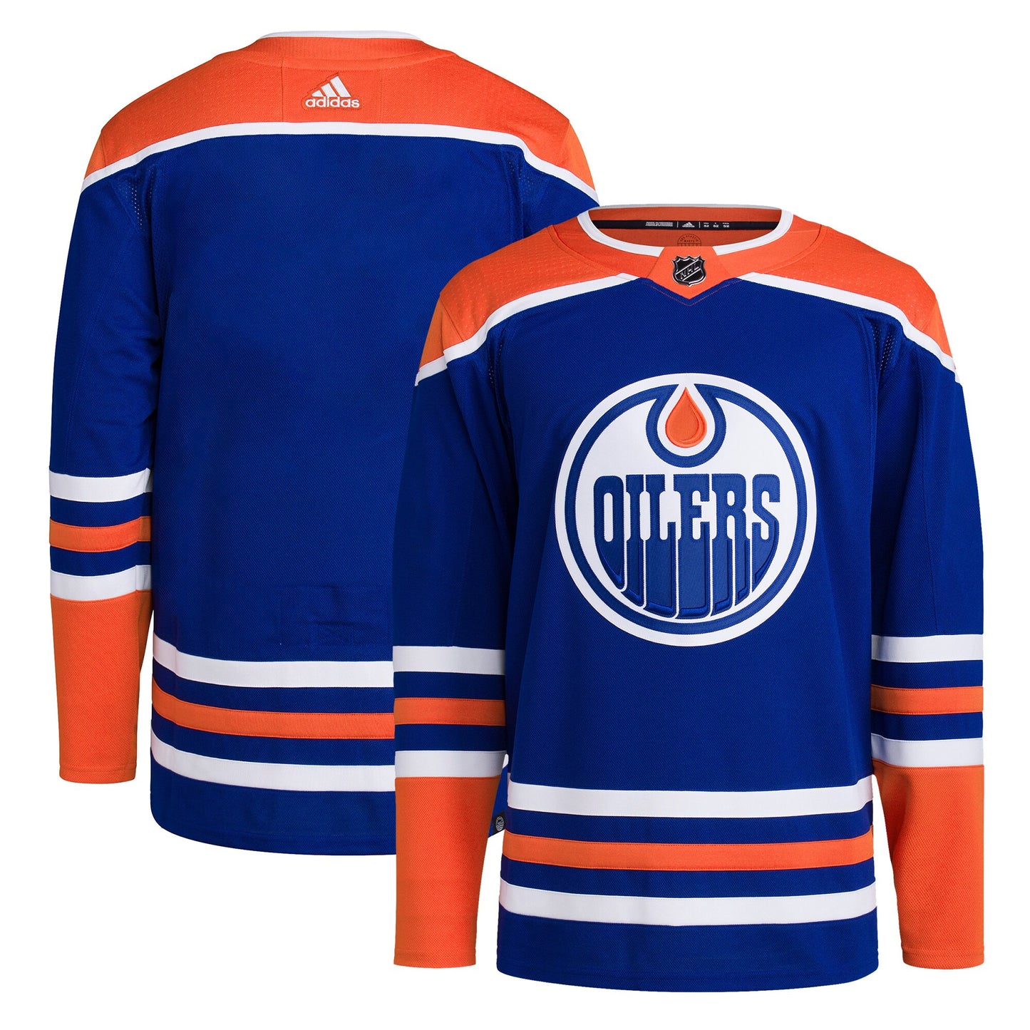 Edmonton Oilers adidas Home Primegreen Authentic Pro Blank Jersey - Royal