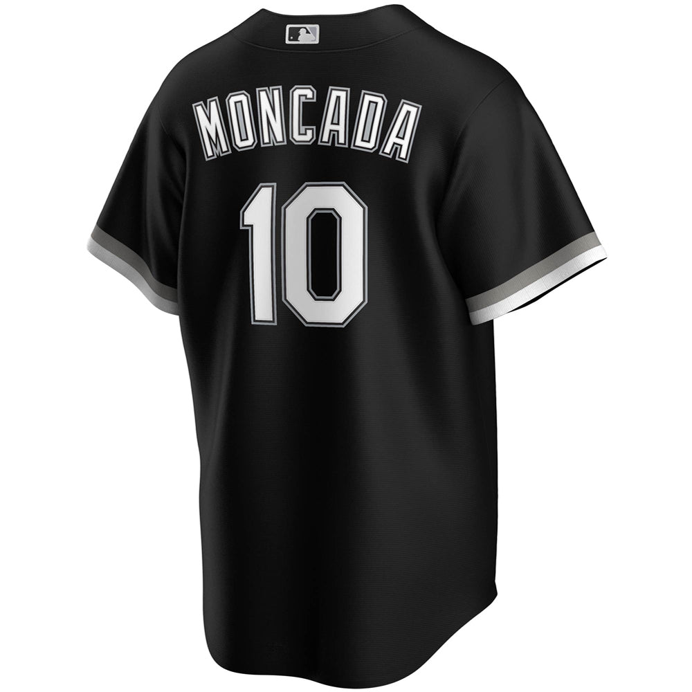 Youth Chicago White Sox Yoan Moncada Alternate Player Jersey - Black
