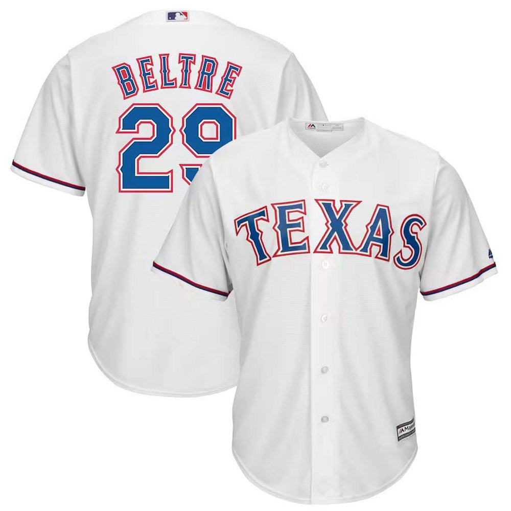 Men's Texas Rangers Adrian Beltre Replica Home Jersey - White